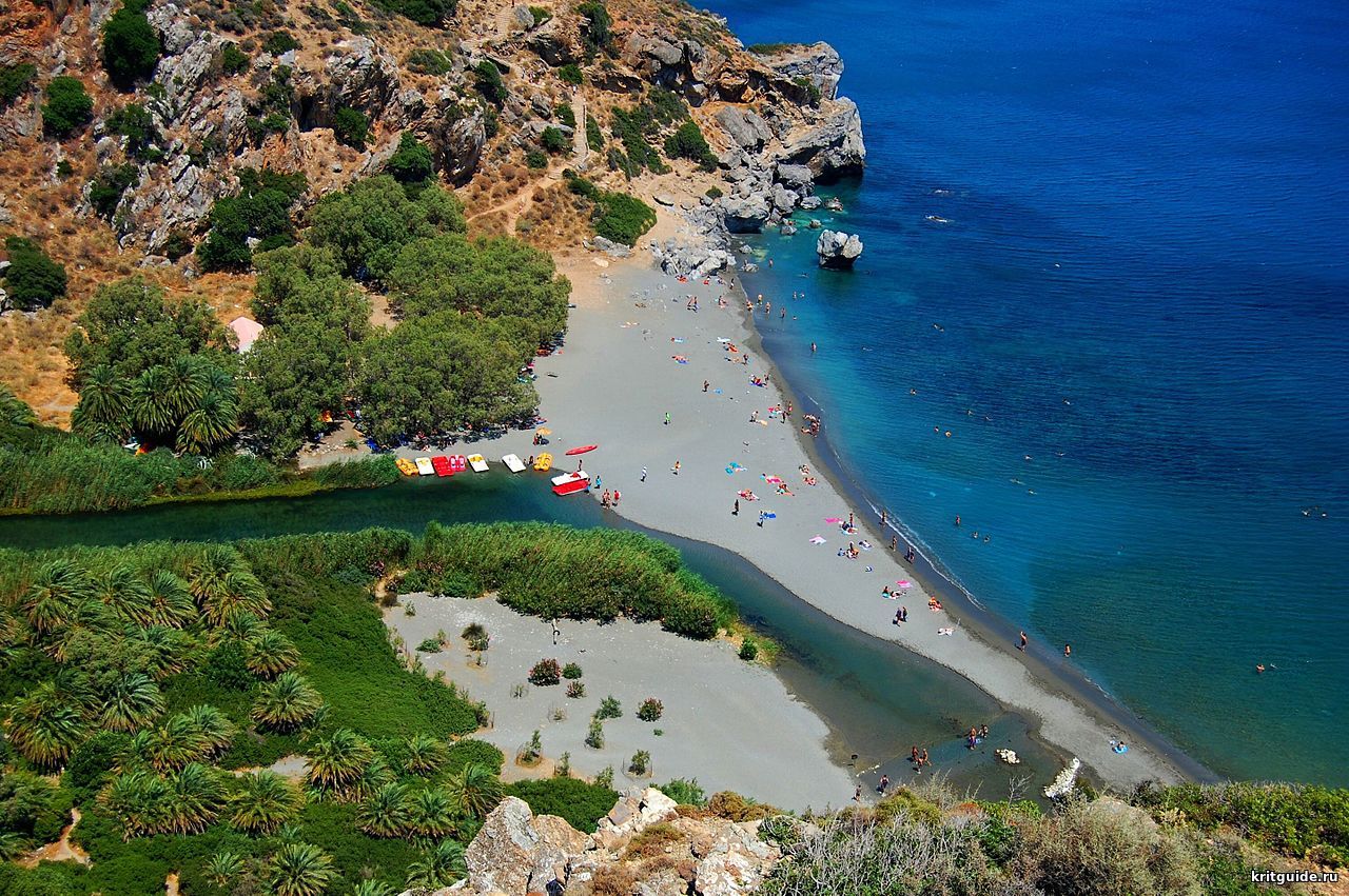 Пальмовый пляж Крита