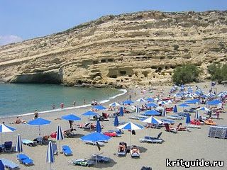 пляж Матала, гид Крит цены